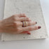 pyramid studs ring